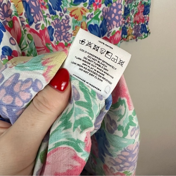 aithfull the Brand | Colorful Floral Mathilde Midi Dress Size 4 - Picture 13 of 13